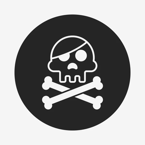 Skull icon — Stock Vector