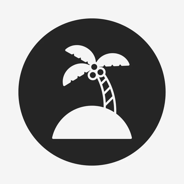 Ostrovní ikonou — Stockový vektor
