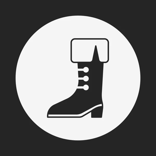 Pirate boot pictogram — Stockvector