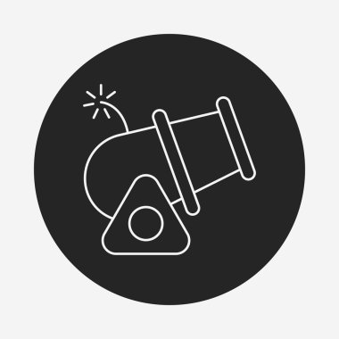 Top bomba satırı simgesi