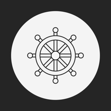 Dümen satırı simgesi