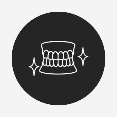 Diş çizgisi simgesi