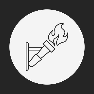 Meşale satırı simgesi