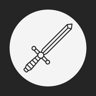 kılıç satırı simgesi