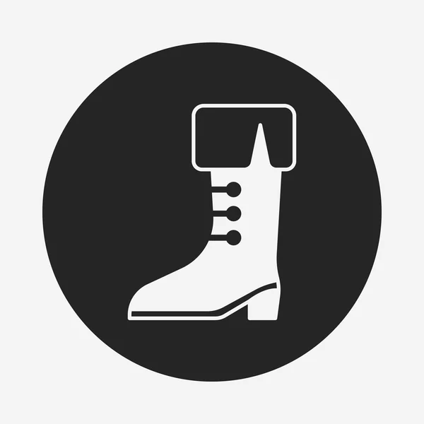 Pirate boot pictogram — Stockvector