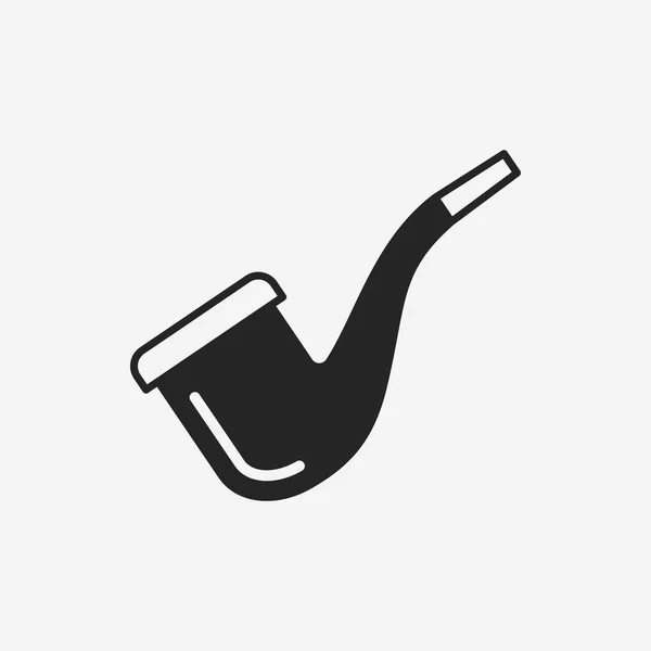 Tobacco pipe icon — Stock Vector