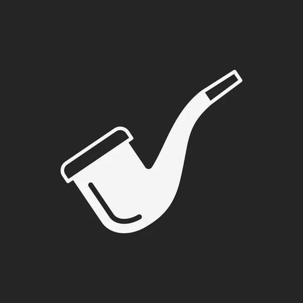 Icono de pipa de tabaco — Archivo Imágenes Vectoriales