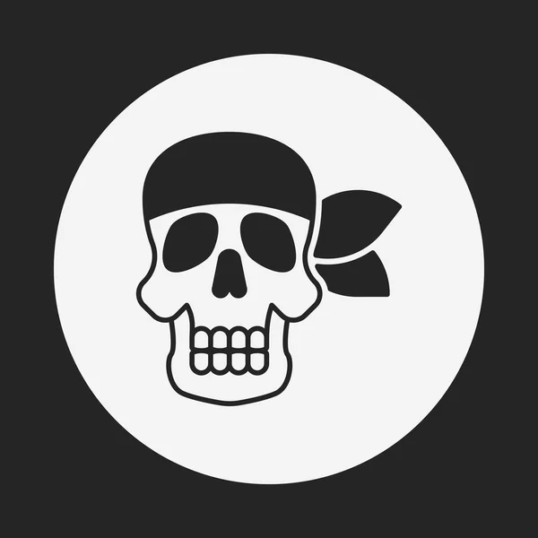 Skull icon — Stock Vector