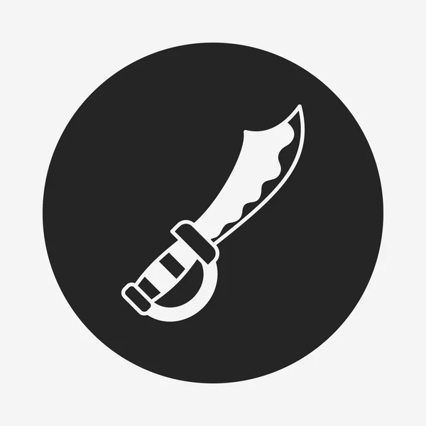 Icono de espada — Vector de stock
