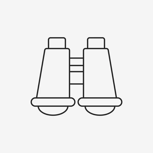 Telescope line icon — Stock Vector