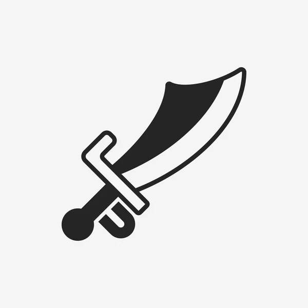 Ícone de espada —  Vetores de Stock