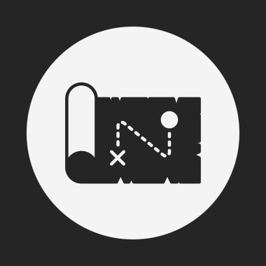 Hazine harita simgesi