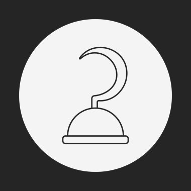 korsan kanca satırı simgesi