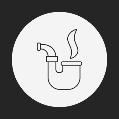 Tütün boru hattı simgesi