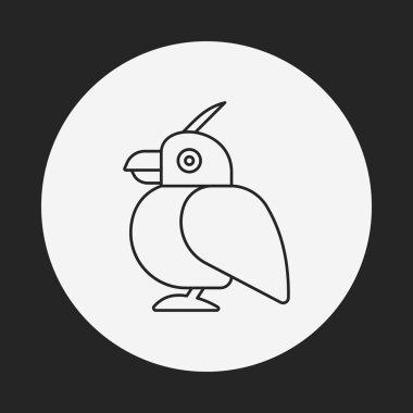 Korsan papağan satırı simgesi