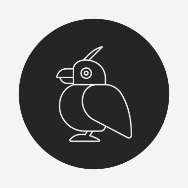 Korsan papağan satırı simgesi