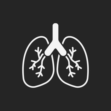 organ akciğer simgesi