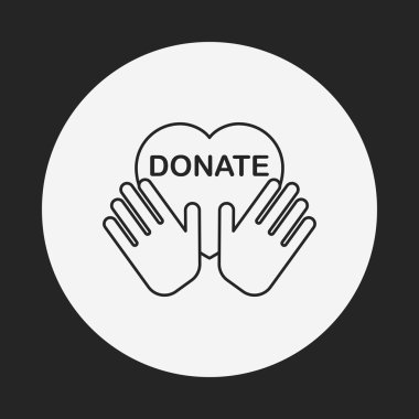 Bağış hattı simgesi