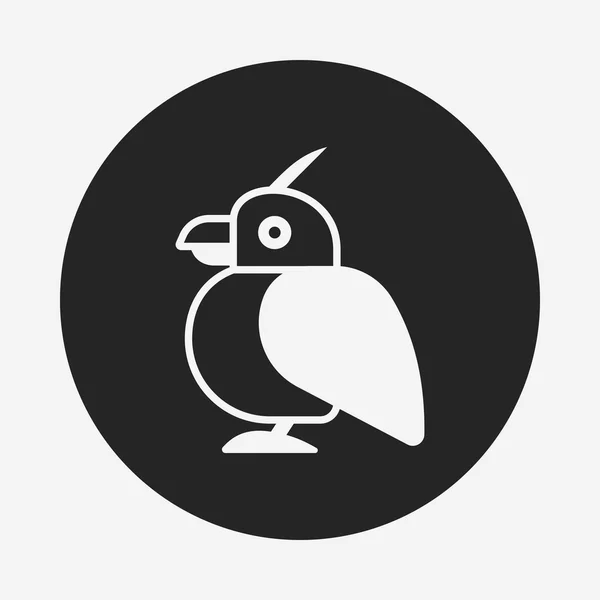 Pirate icône perroquet — Image vectorielle
