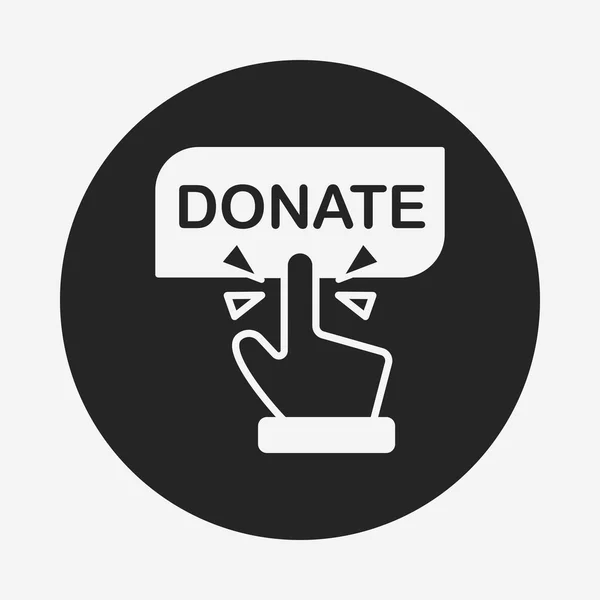 Icono de donación — Vector de stock