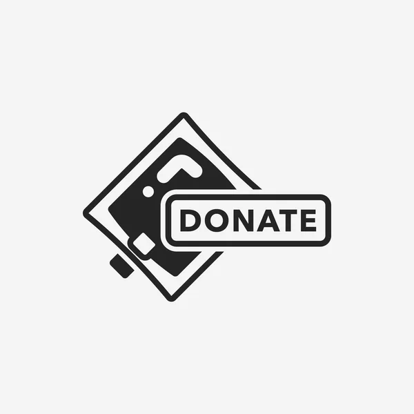 Spendensymbol — Stockvektor