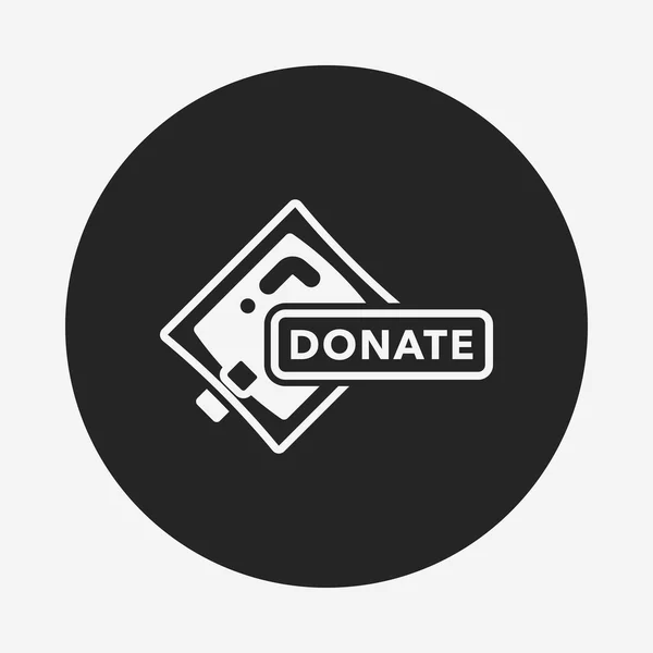 Donatie pictogram — Stockvector