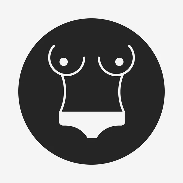 Breast icon — Stock Vector
