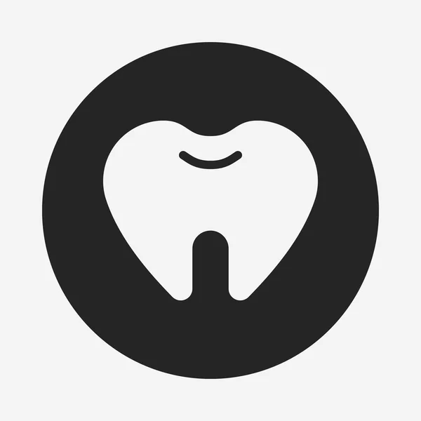 Ikona zubu — Stockový vektor