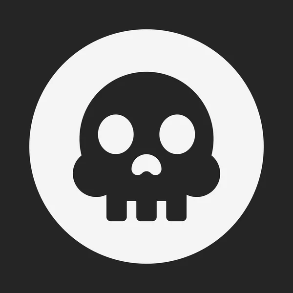 Skeleton icon — Stock Vector