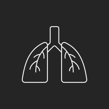 organ akciğer satırı simgesi