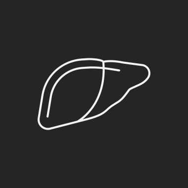 Karaciğer çizgisi simgesi