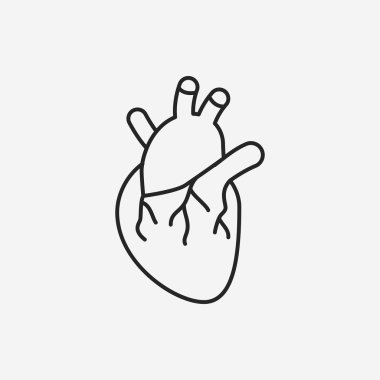 Download Organ Heart Line Icon Free Vector Eps Cdr Ai Svg Vector Illustration Graphic Art