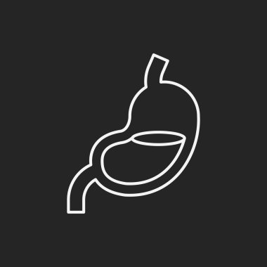 Mide çizgisi simgesi