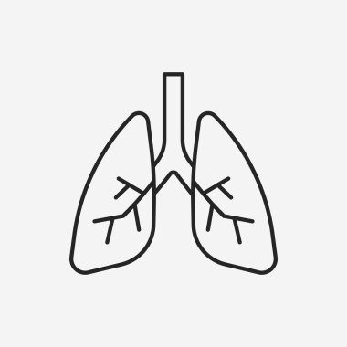 organ akciğer satırı simgesi