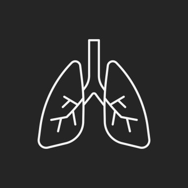 organ akciğer satırı simgesi