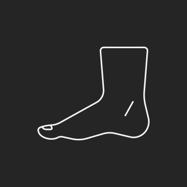 ayak satırı simgesi