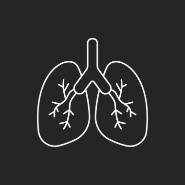 organ akciğer satırı simgesi