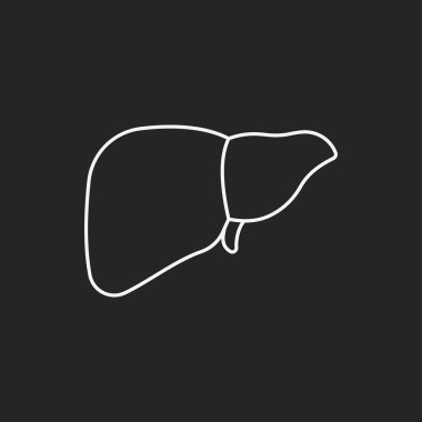 Karaciğer çizgisi simgesi