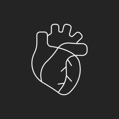 organ kalp satırı simgesi