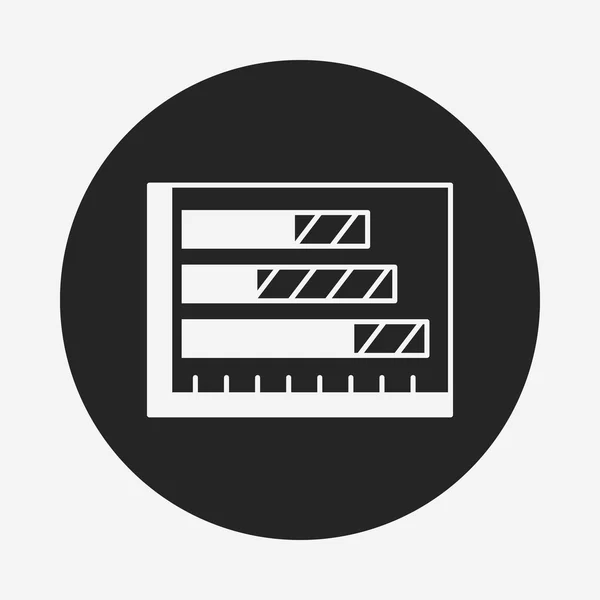 Informationsikon diagram — Stock vektor