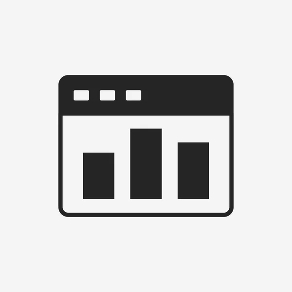 Information chart icon — Stock Vector