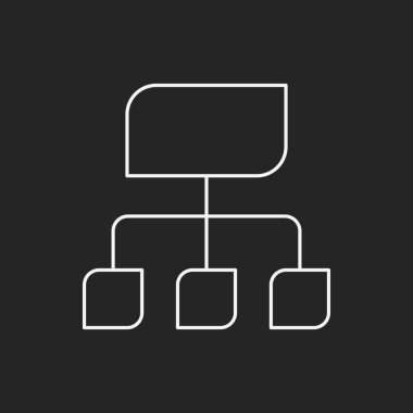 Bilgi grafik satırı simgesi