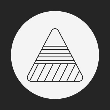 Bilgi grafik satırı simgesi