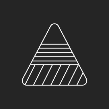 Bilgi grafik satırı simgesi