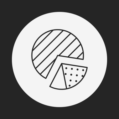 Bilgi grafik satırı simgesi