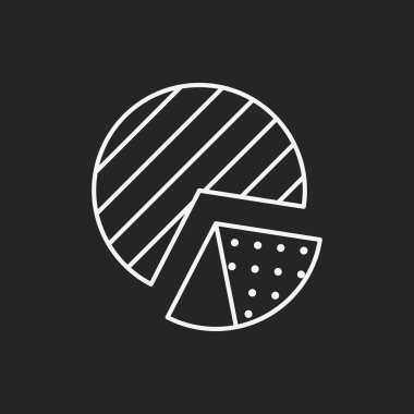 Bilgi grafik satırı simgesi