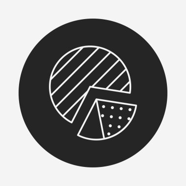 Bilgi grafik satırı simgesi