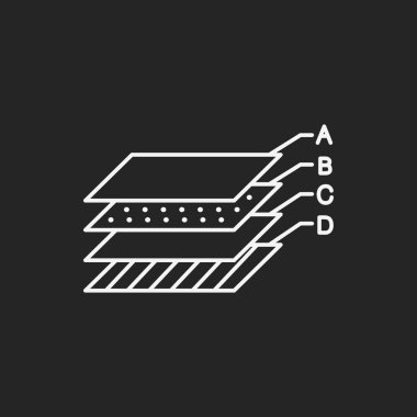 Bilgi grafik satırı simgesi