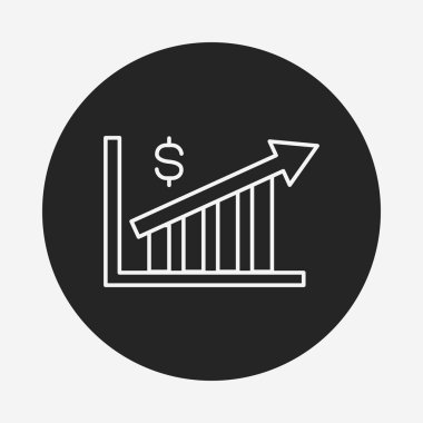 Bilgi grafik satırı simgesi