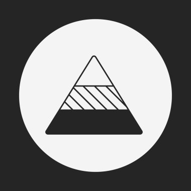 Bilgi grafik satırı simgesi